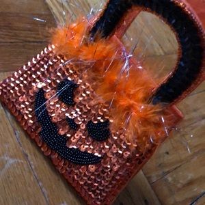 Jack-o-lantern mini bag